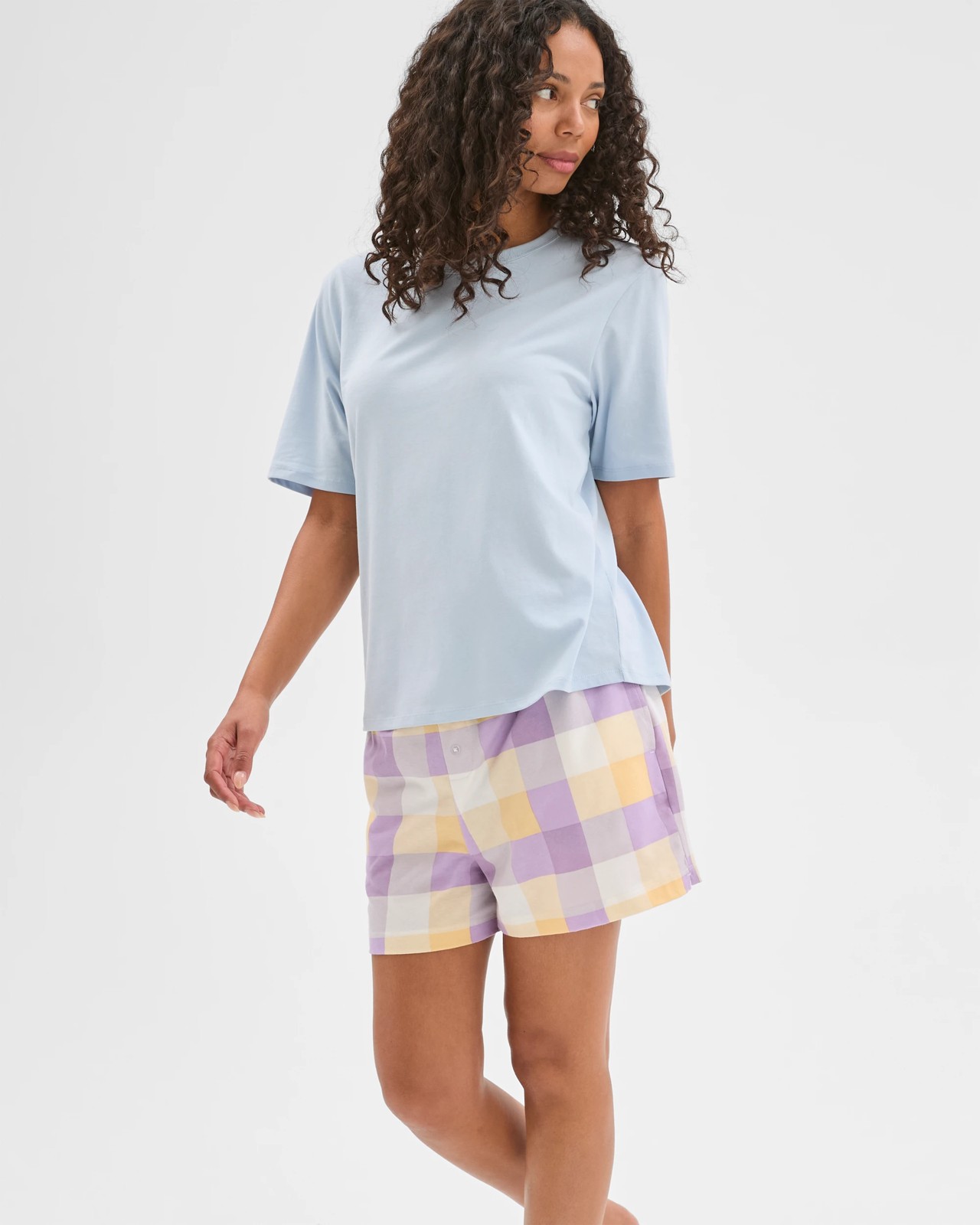 Australian Cotton Sleep Core T-Shirt - Skyway Blue 4 of 6