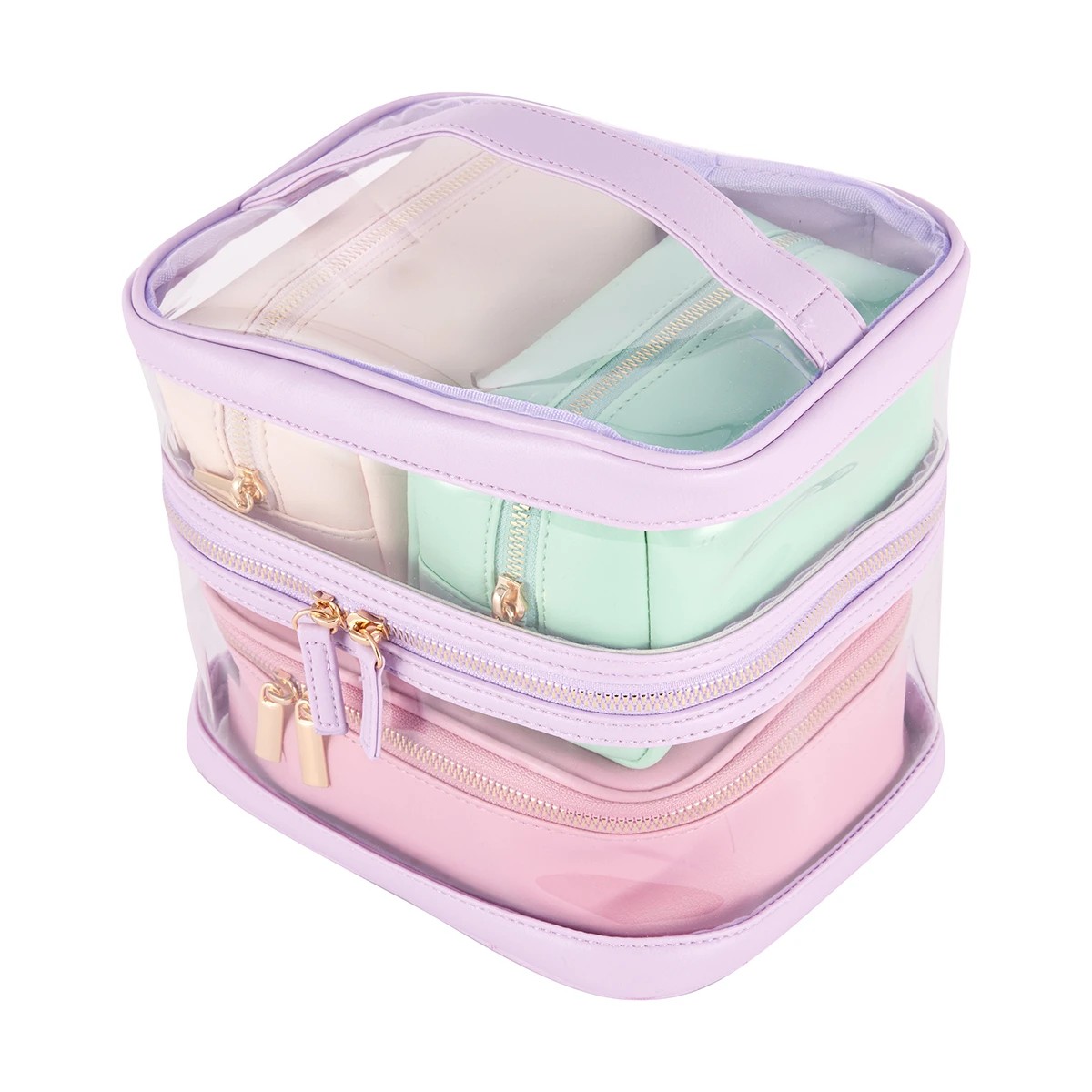 4 Piece Makeup Bag, Pastel - OXX Cosmetics | Target Australia