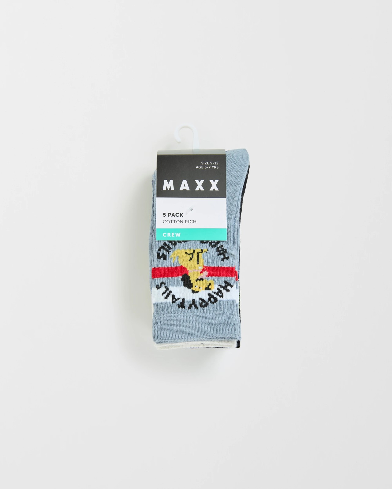 Maxx 5 Pack Boys Crew Socks 3 of 3