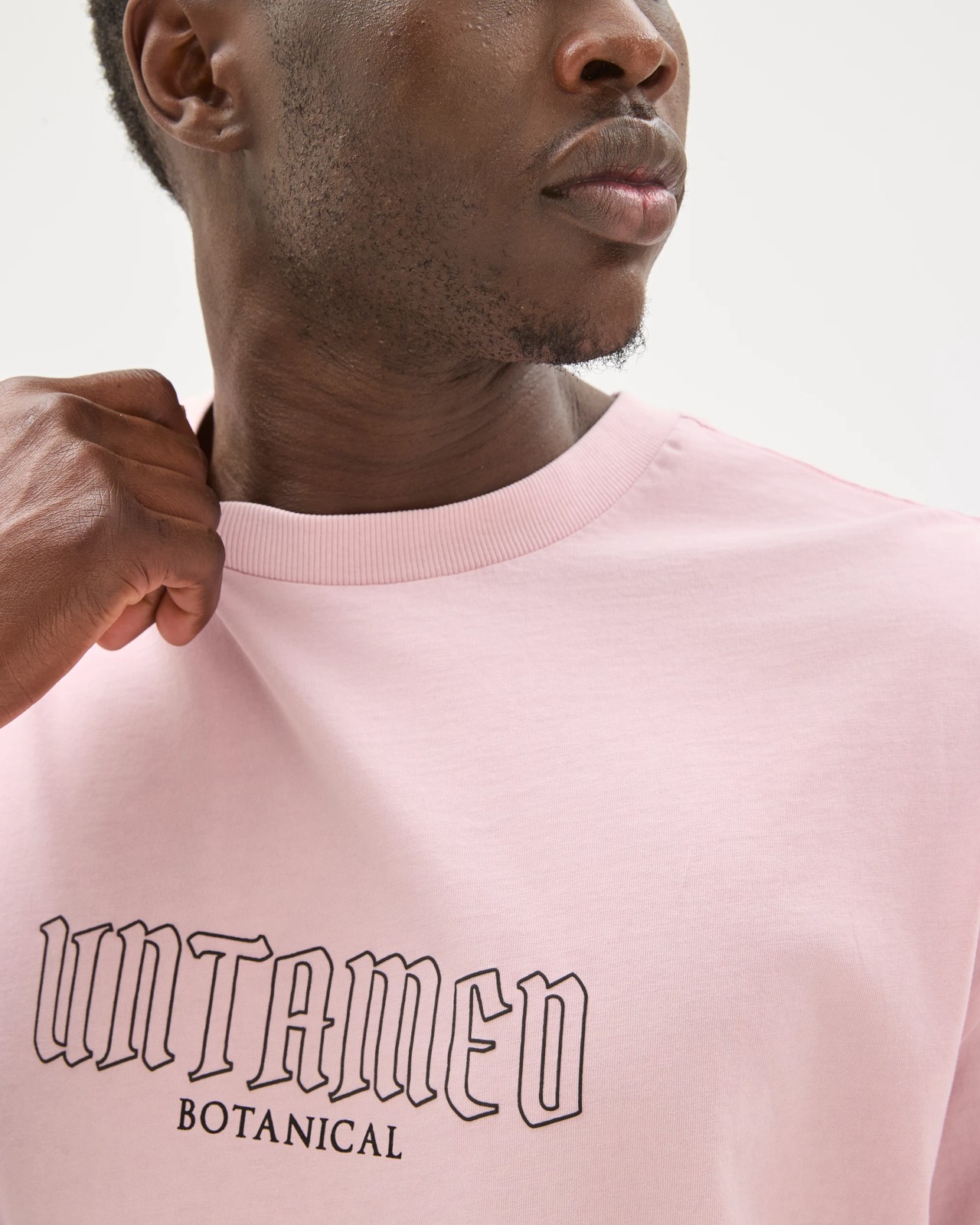 Commons Australian Cotton Boxy Fit Graphic T-Shirt - Dusty Pink 4 of 5
