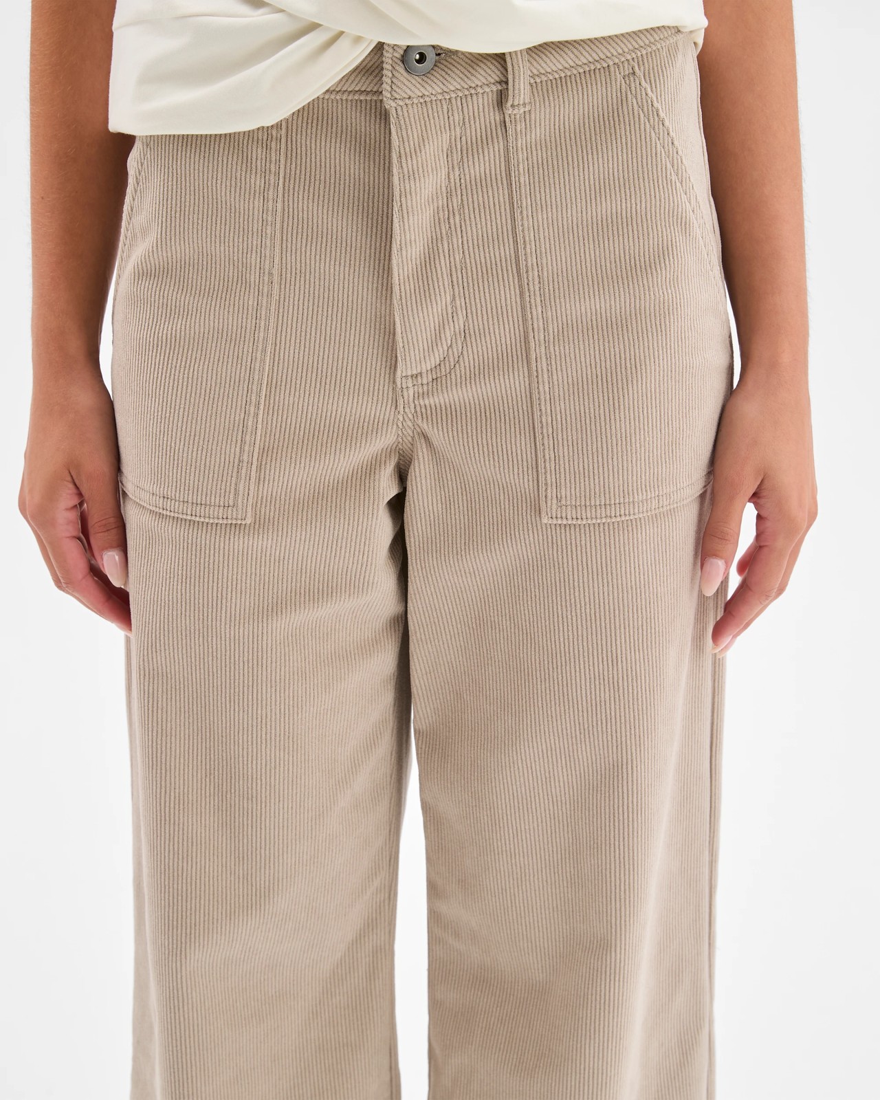Petites Corduroy Barrel Pants 5 of 6
