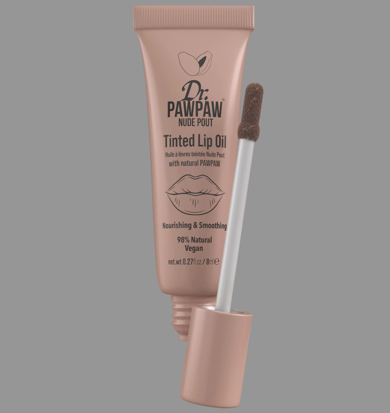 Dr. PAWPAW Tinted Lip Oil 8ml - Nude Pout 3 of 3
