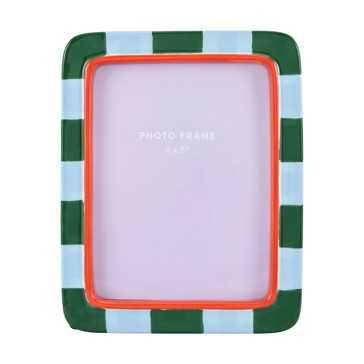 Ceramic Stripe Frame 6in. x 8in. - Anko
