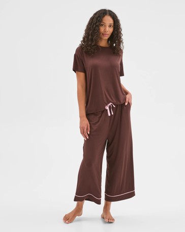 Soft Comfort Bamboo Culotte Sleep Pants