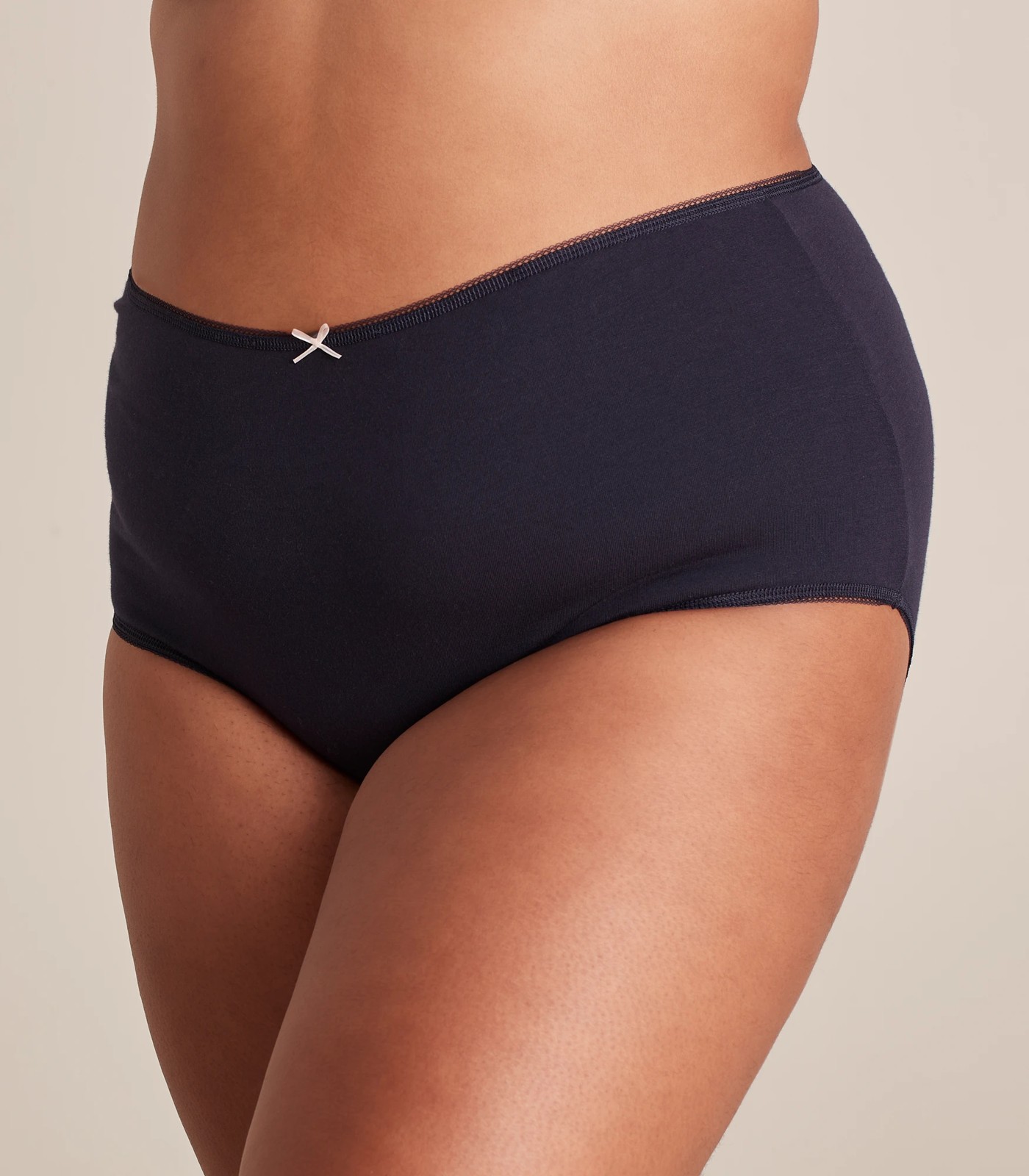 Fuller Figure 5 Pack Cotton/Elastane Full Briefs; Style: LFB183554 2 of 5