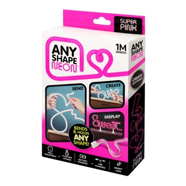 Any Shape Neon Lights 1m - Super Pink