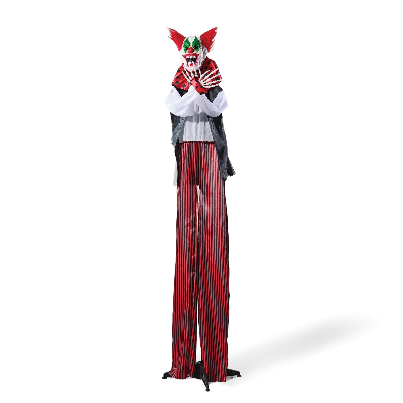 Anko Battery Operated LED Light Up Standing Spooky Clown 4 of 6