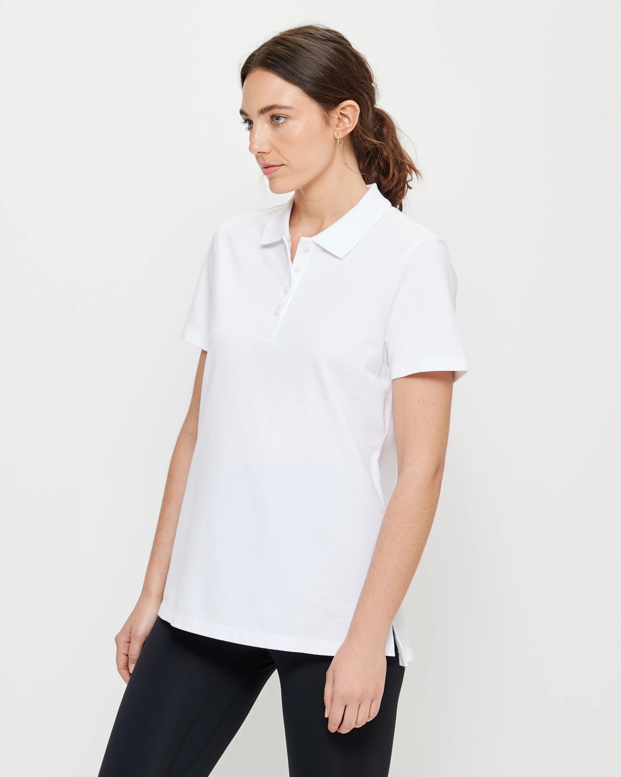 White polo shirt store womens target