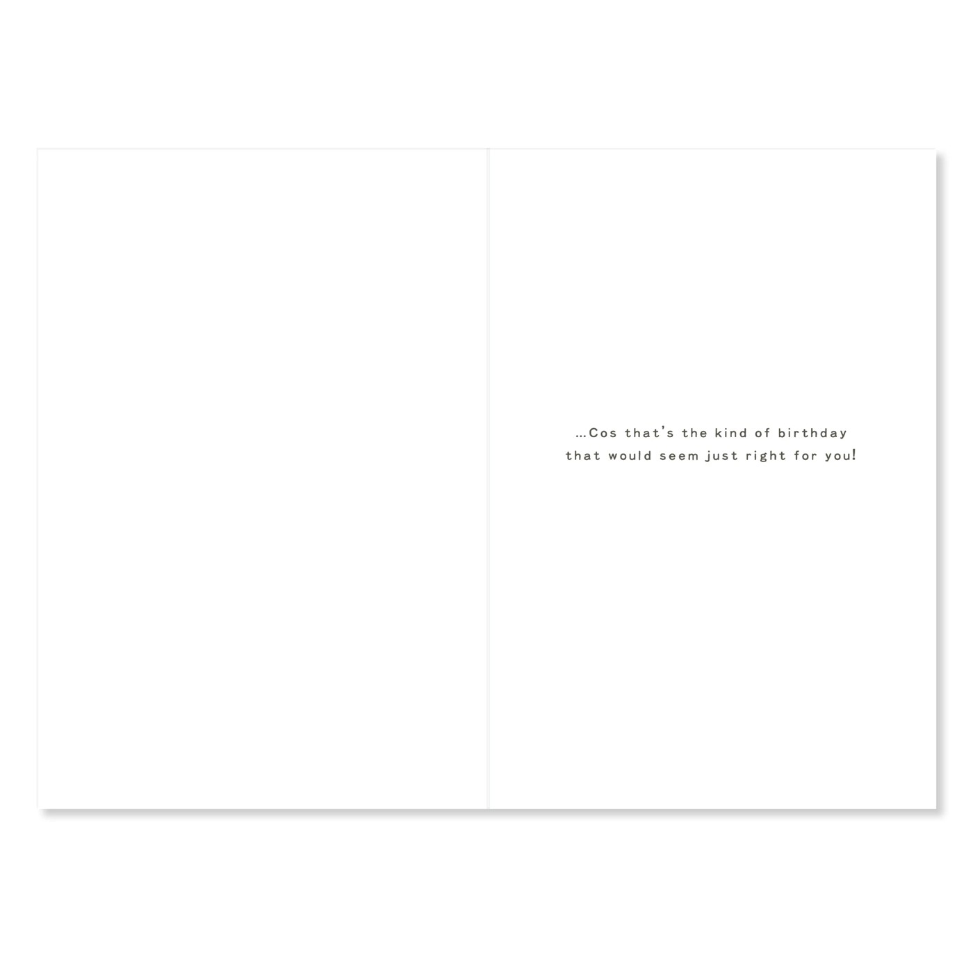 Hallmark Birthday Card - Bear and Cake 2 of 3
