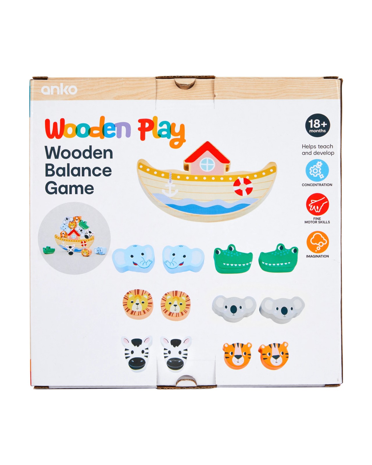 Anko Wooden Balance Game 4 of 4