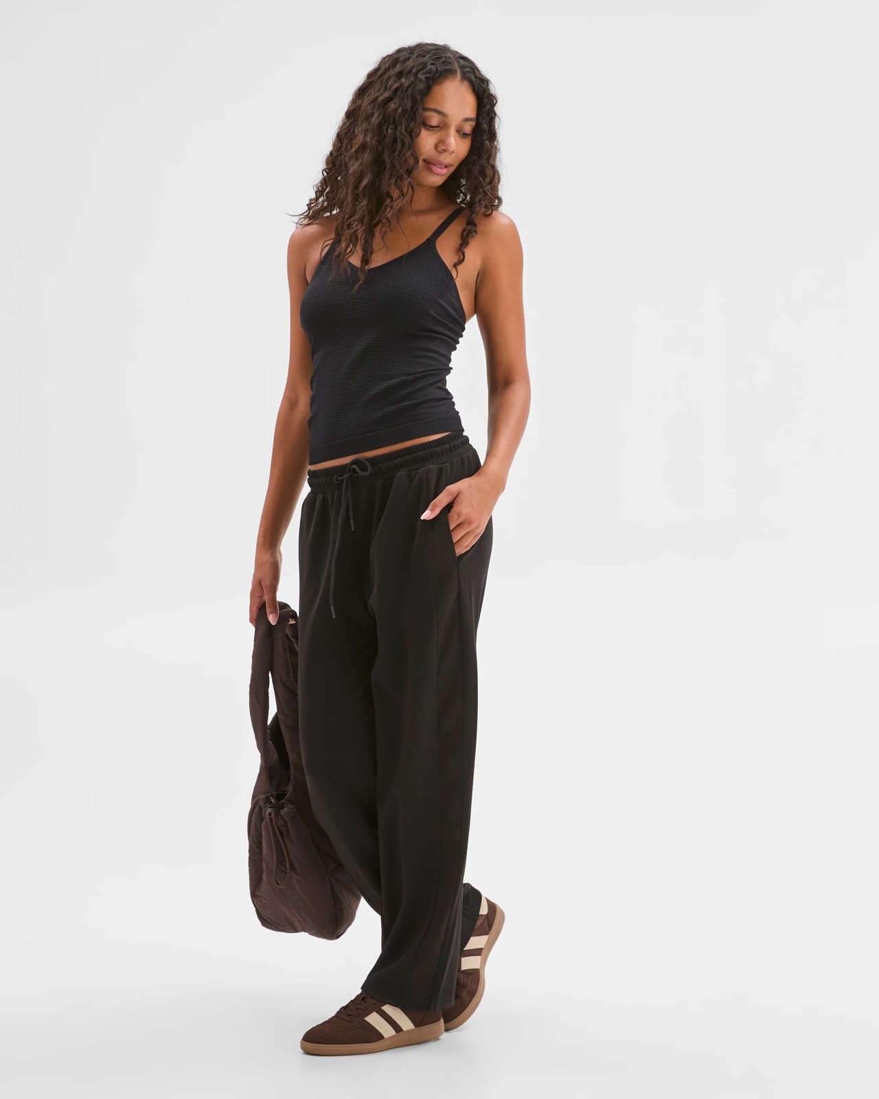 Knit Panel Movement Wide Leg Pants 5 of 5