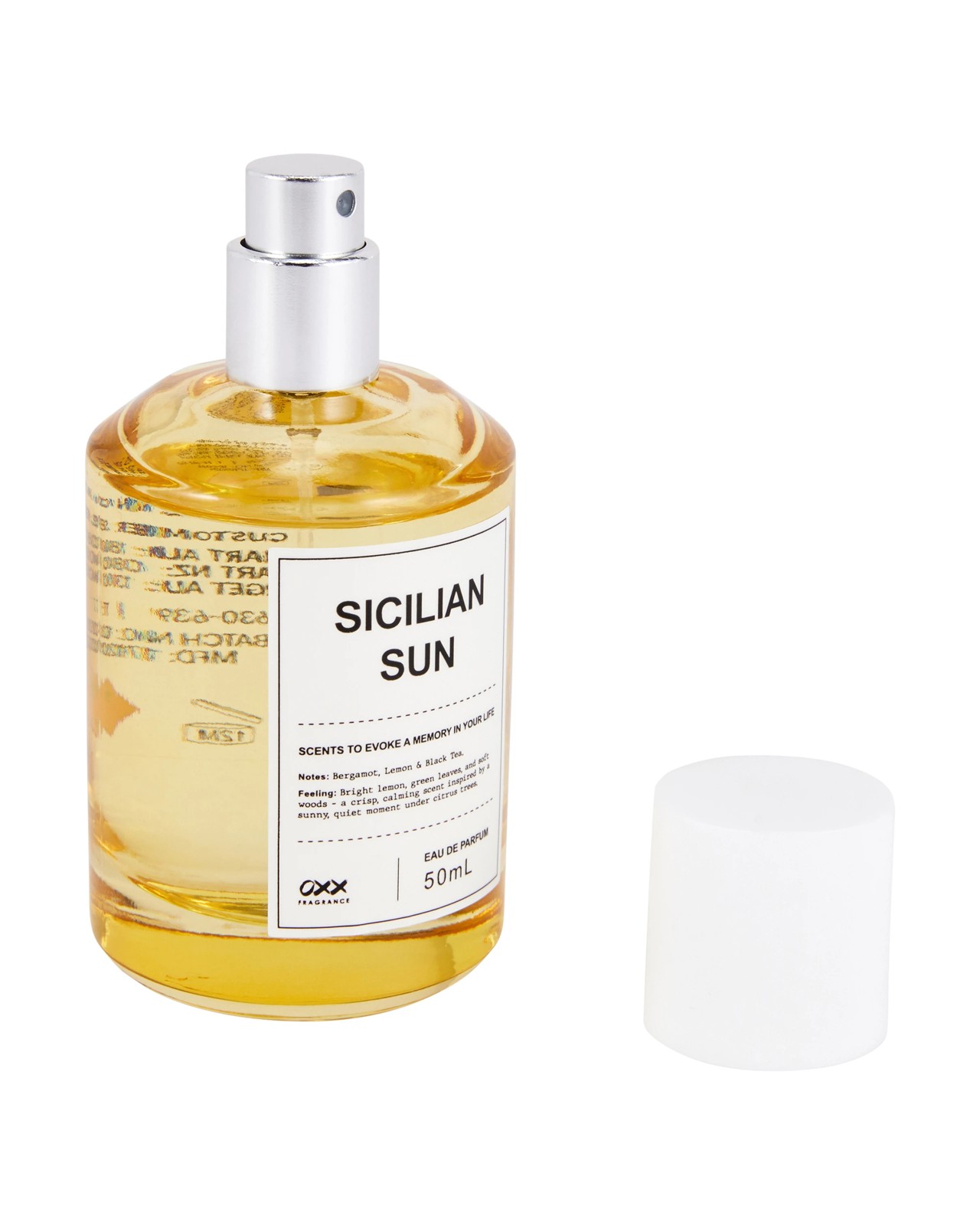 OXX Fragrance Sicilian Sun Eau De Parfum 50ml, Bergamot - Lemon and Black Tea 3 of 5