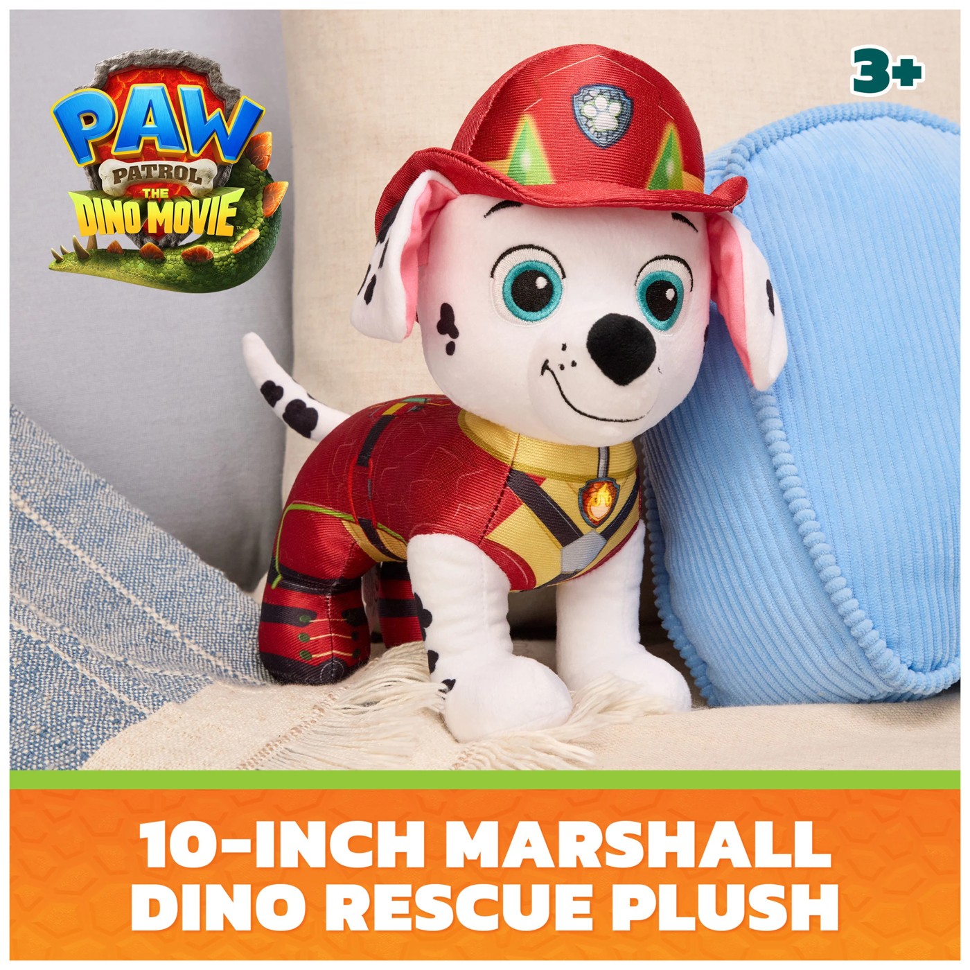 Paw Patrol: The Dino Movie 10in Marshall 2 of 5