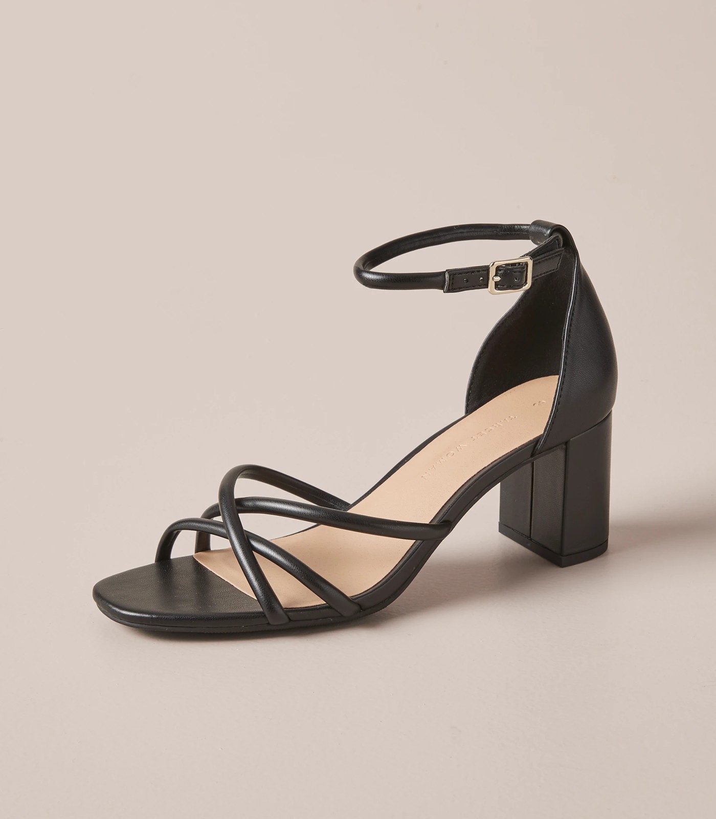 Black strappy heels target hotsell