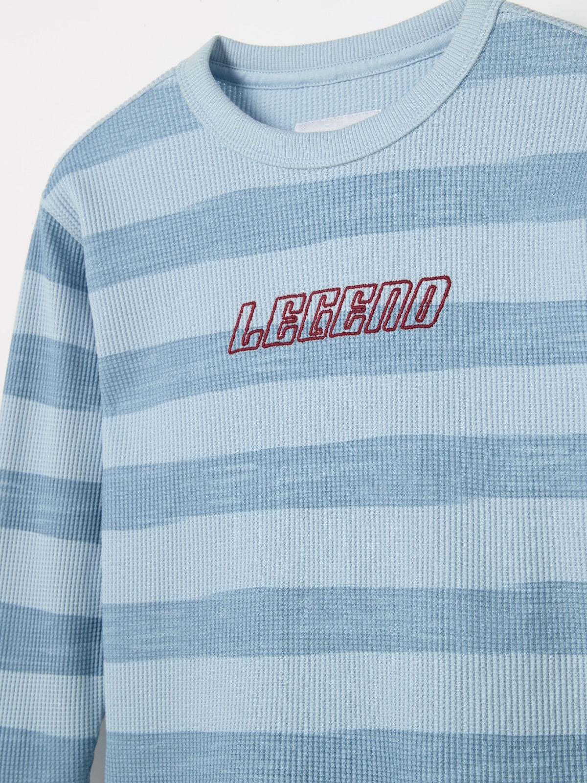 Australian Cotton Long Sleeve Stripe T-Shirt 2 of 2