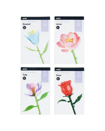 Mini Blocks Flower Series - Assorted