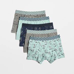 Boys Trunks 5 Pack - Maxx - Skeleton Skate product image