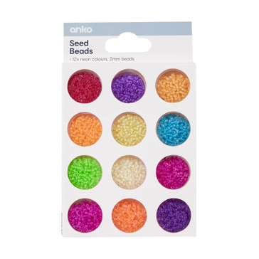 Seed Beads, Neon - Anko