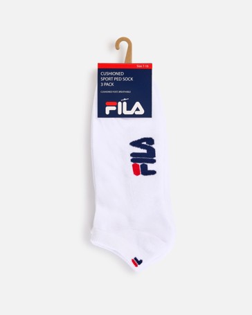 Fila Ankle 3 Pack Socks