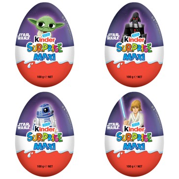 Kinder Star Wars Maxi Surprise Easter Egg 100g - Assorted