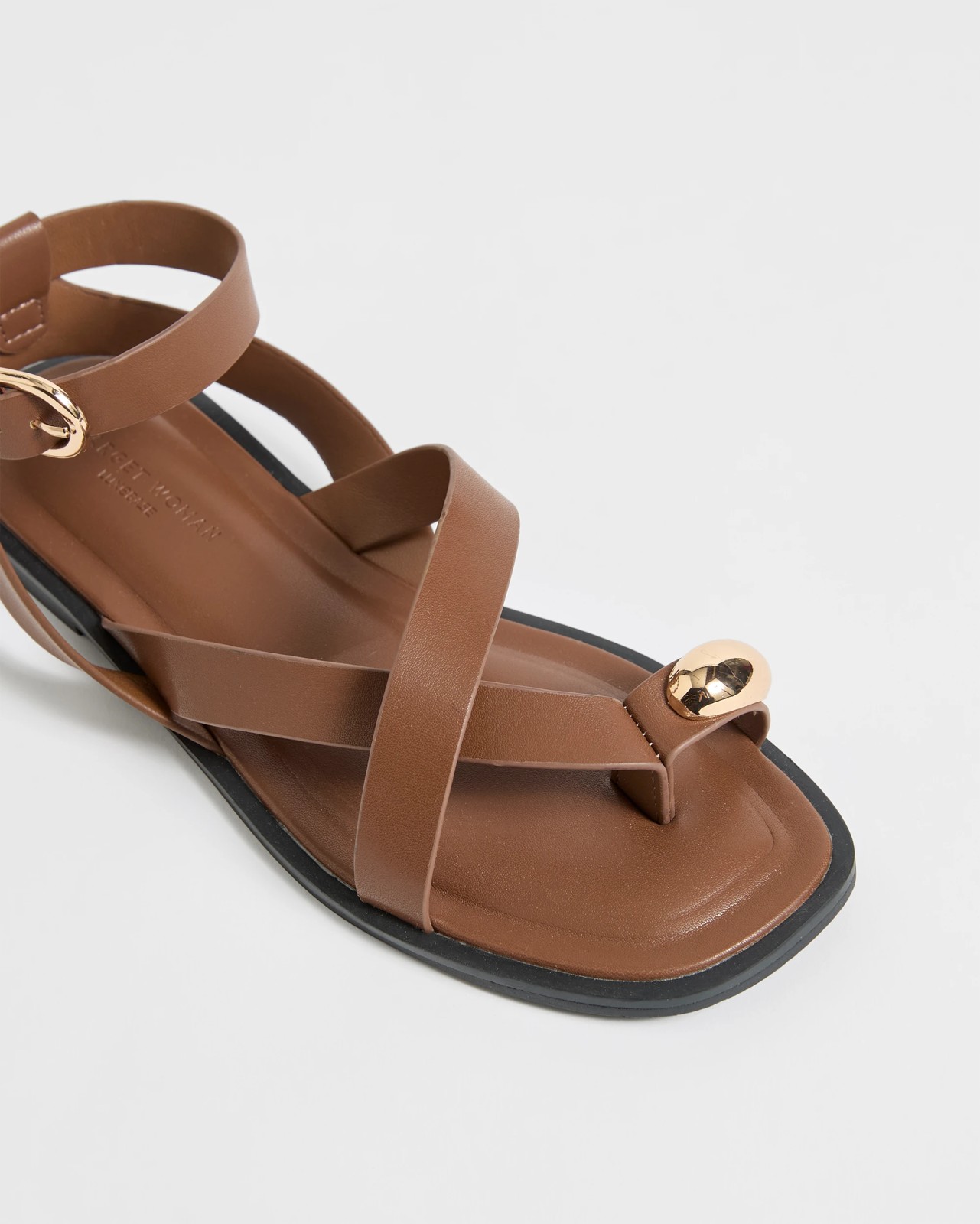 Chloe Toe Post Strappy Sandals - Tan 3 of 3