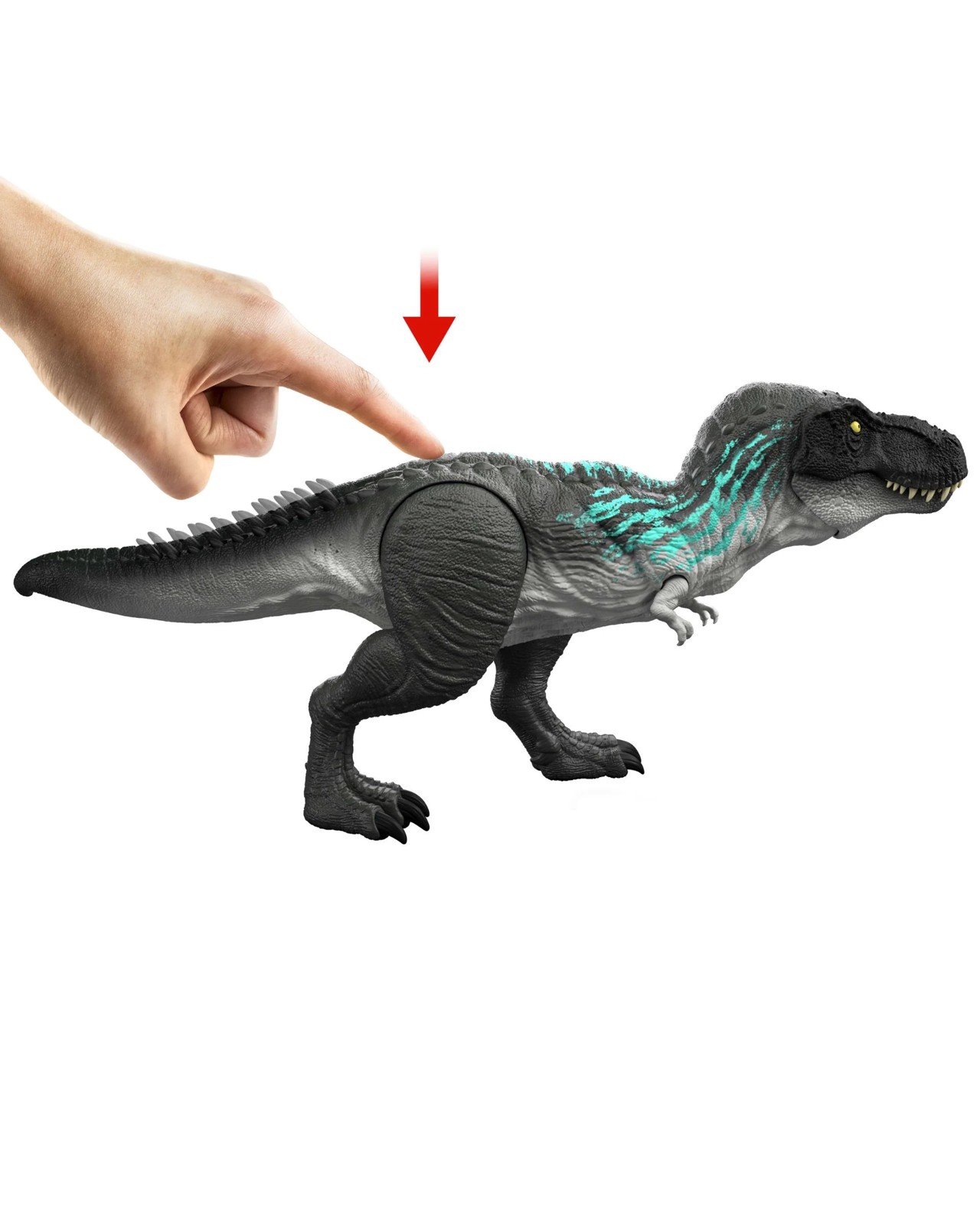 Jurassic World Muscle Madness Tyrannosaurus Rex Action Figure 5 of 6