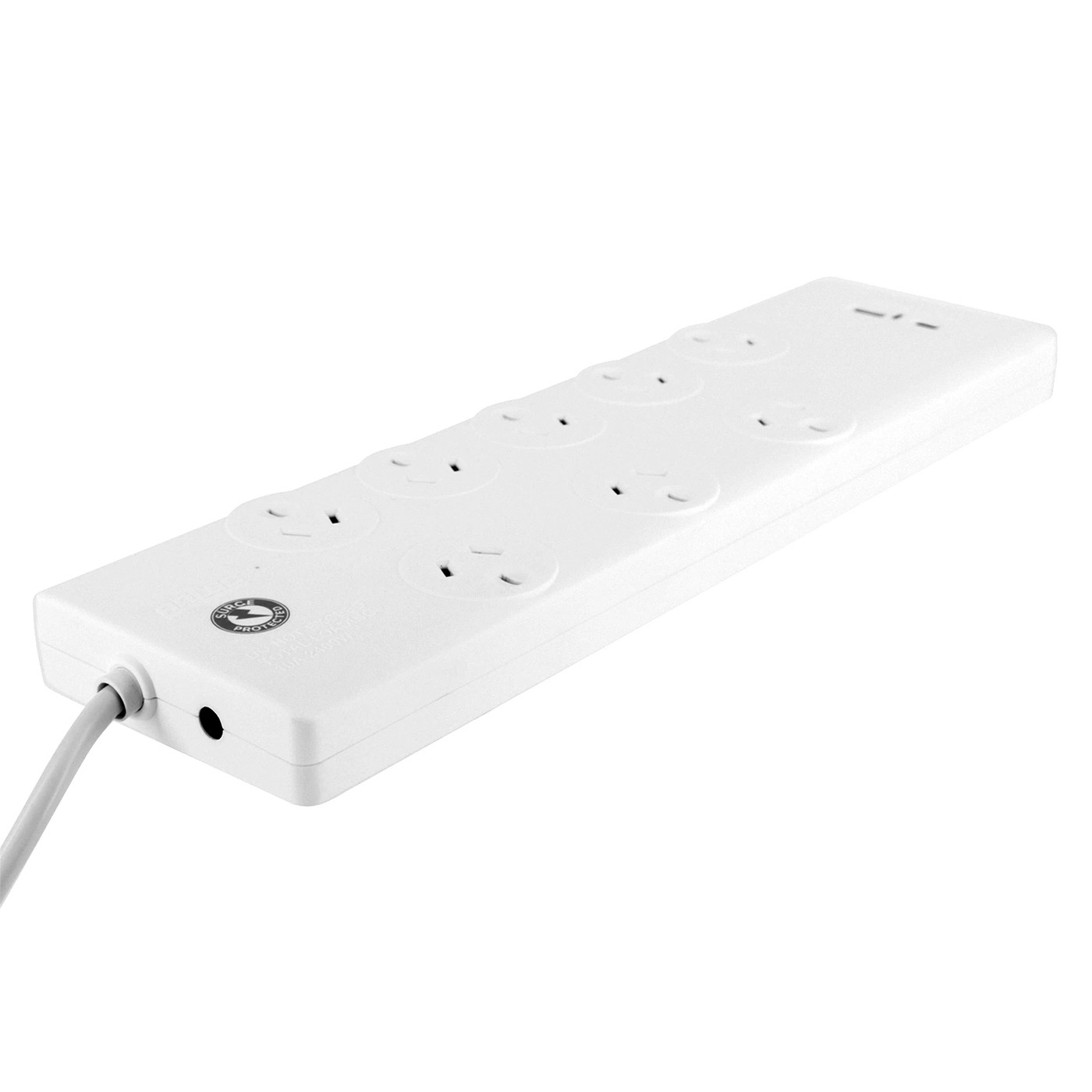 8 Outlet Entertainment Powerboard with 2 USBs A&C - Arlec 2 of 2