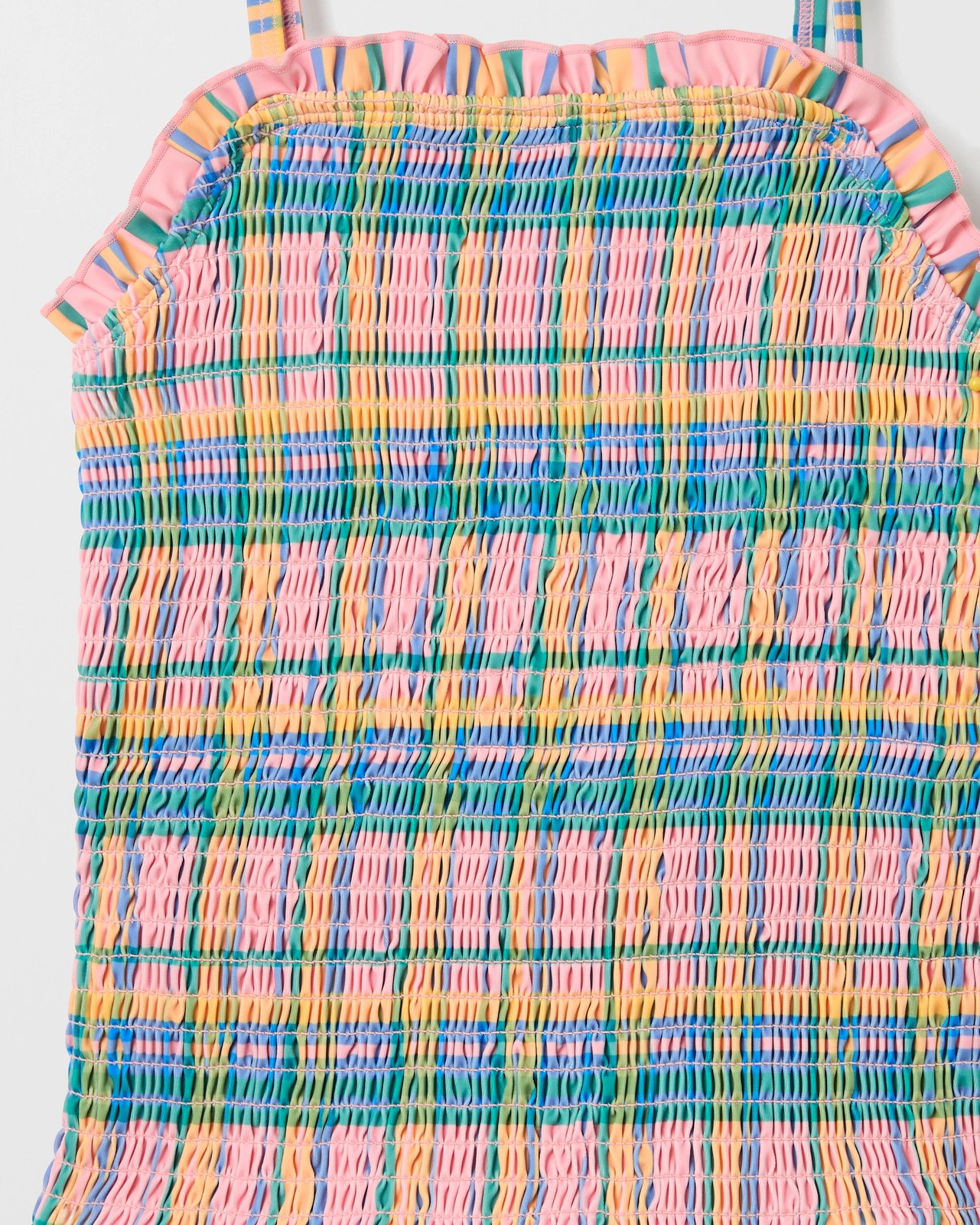 Textured Gingham Tankini Swim Set 2 of 3