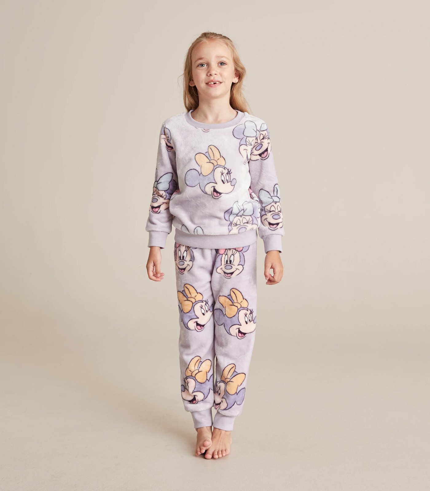 Disney Minnie Mouse Fleece Pyjama Set Target Australia