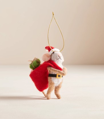 Felt Mouse Christmas Decoration