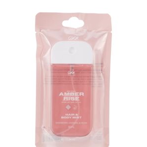 OXX Fragrance Amber Rise Hair and Body Mist 80ml - Raspberry, Musk and Caramel product image