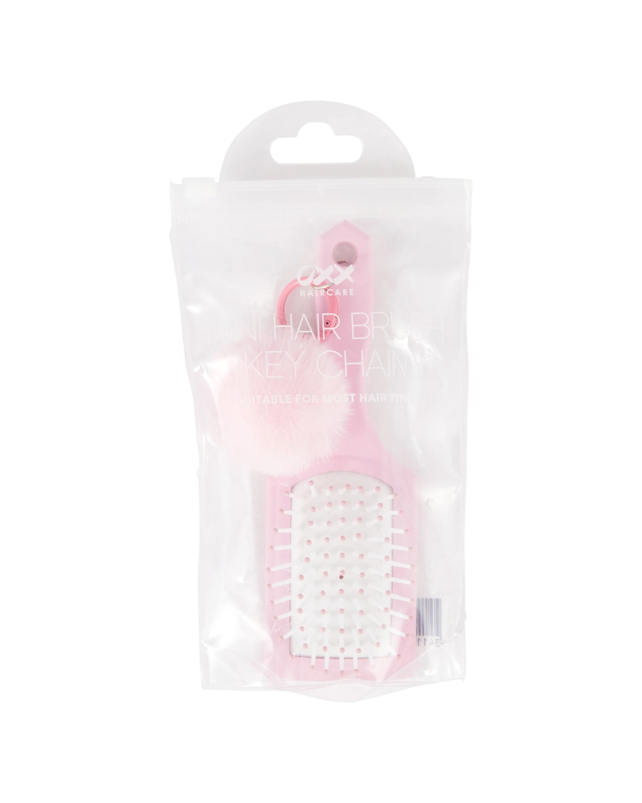 OXX Haircare Mini Hair Brush and Keychain - Pink 4 of 4