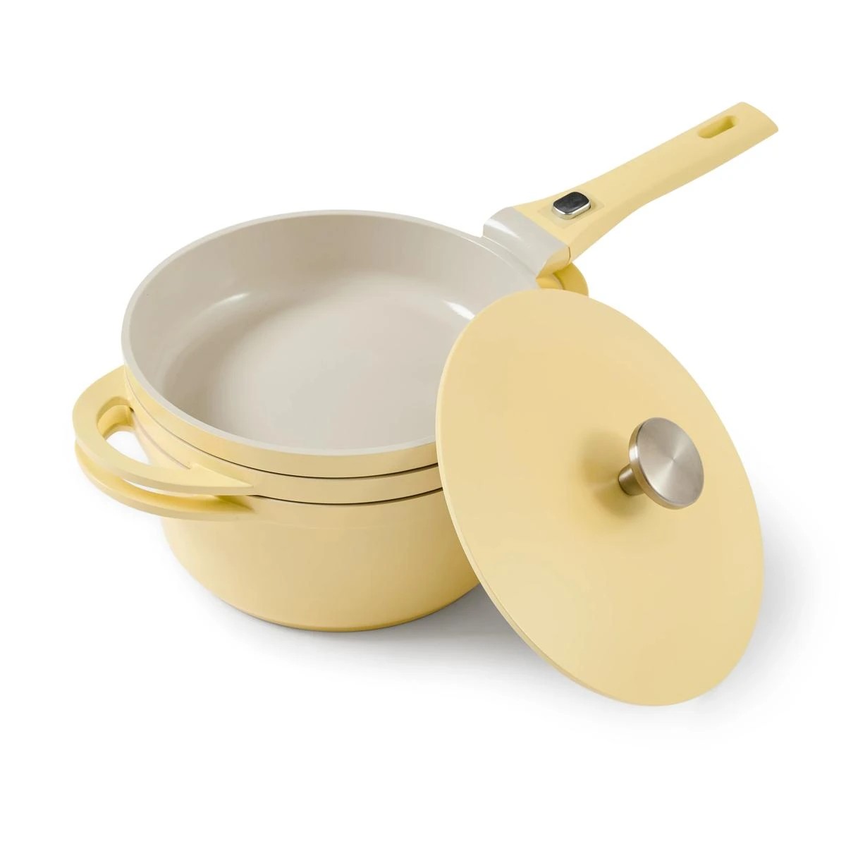 Anko 3 Piece Cast Iron Cookware Set - Butter 6 of 6