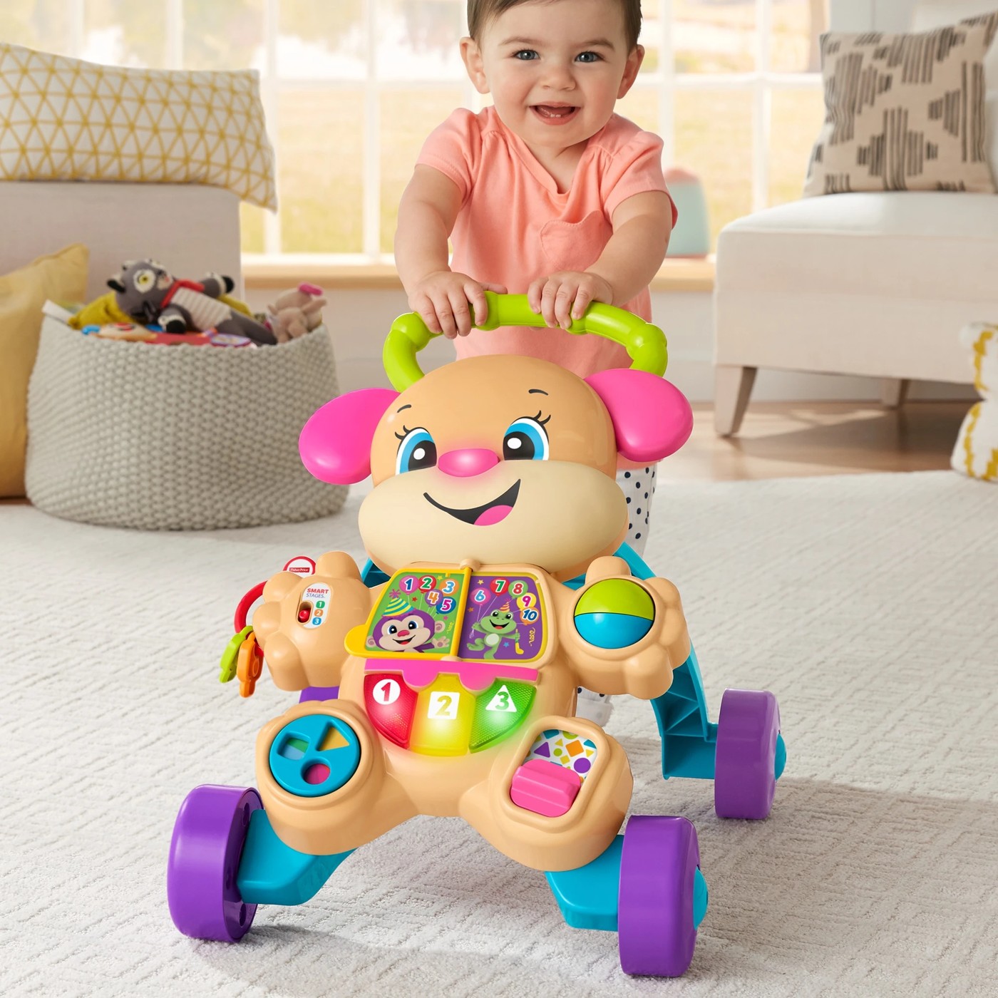 Fisher price learn store with sis walker