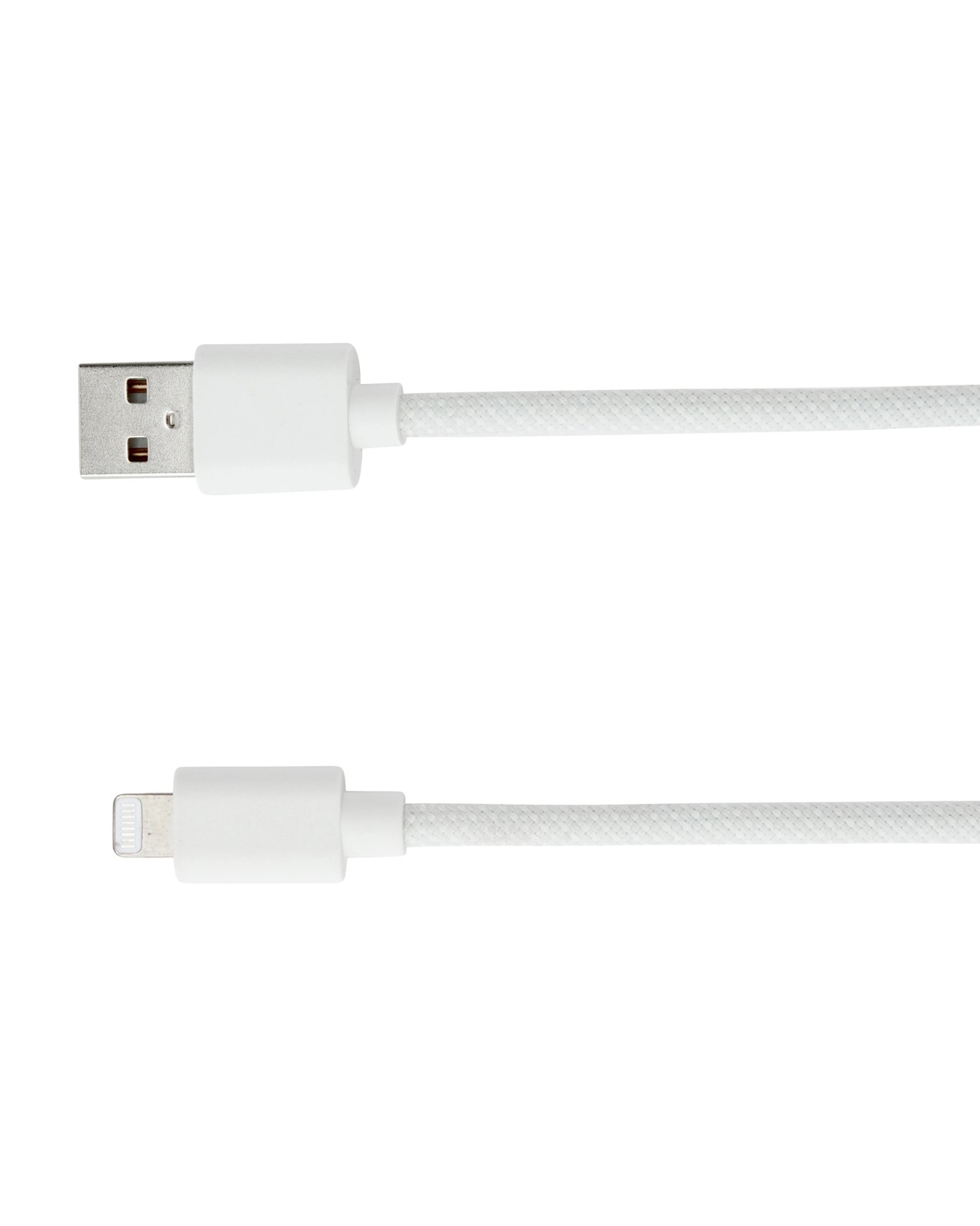 Anko USB-A to Lightning Braided Cable - 1m - White 2 of 4