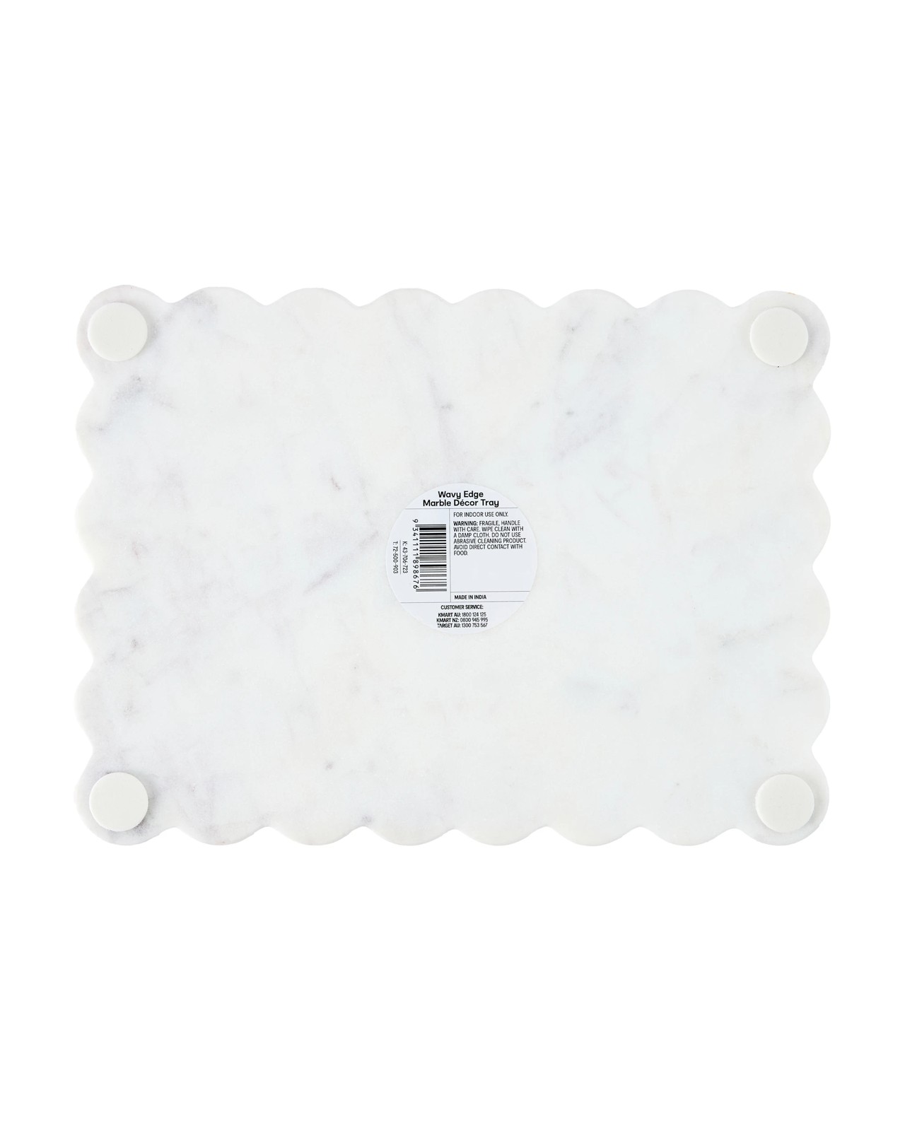 Anko Wavy Edge Marble Decor Tray 6 of 6