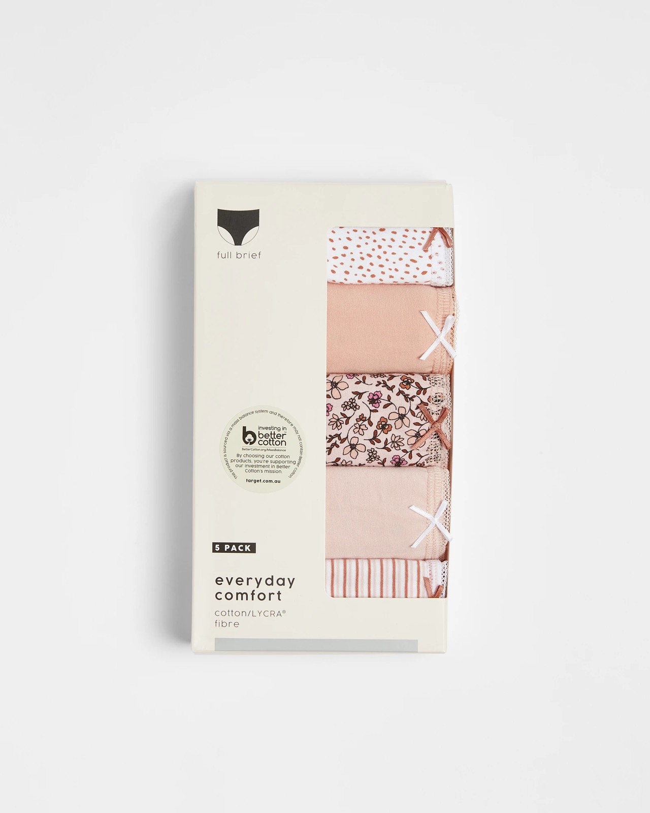 5 Pack Cotton/Elastane Full Briefs 5 of 5