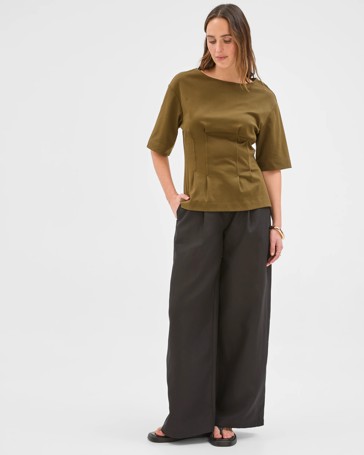 Preview Harper Tailored Ultra Wide Leg Pants