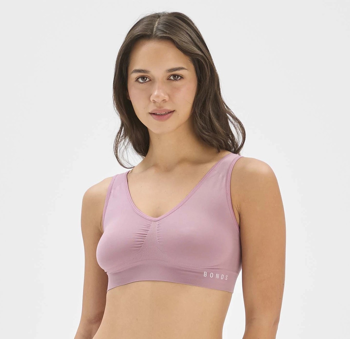 Bonds Seamless Comfy Crop Top  - Banksia Jam 6 of 6