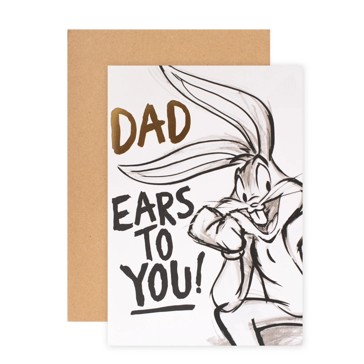 Hallmark Warner Bros Bugs Bunny Father's Day Card - Ears To You!