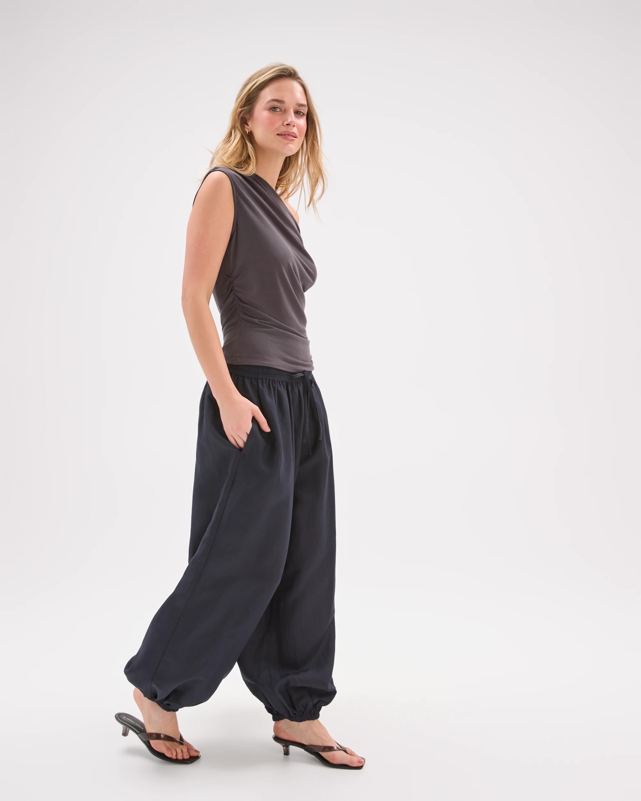 Lily Loves Balloon Pants - Dark Navy 3 of 5