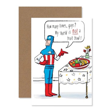 Hallmark Card - Captain America