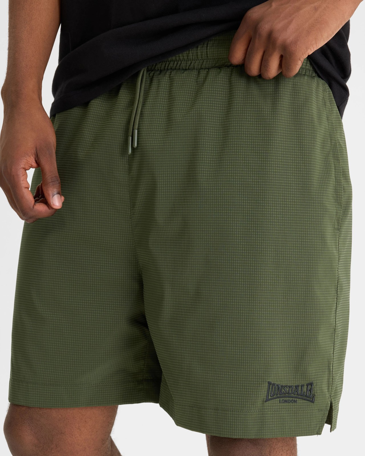 Lonsdale London Club Shorts - Olive 4 of 6