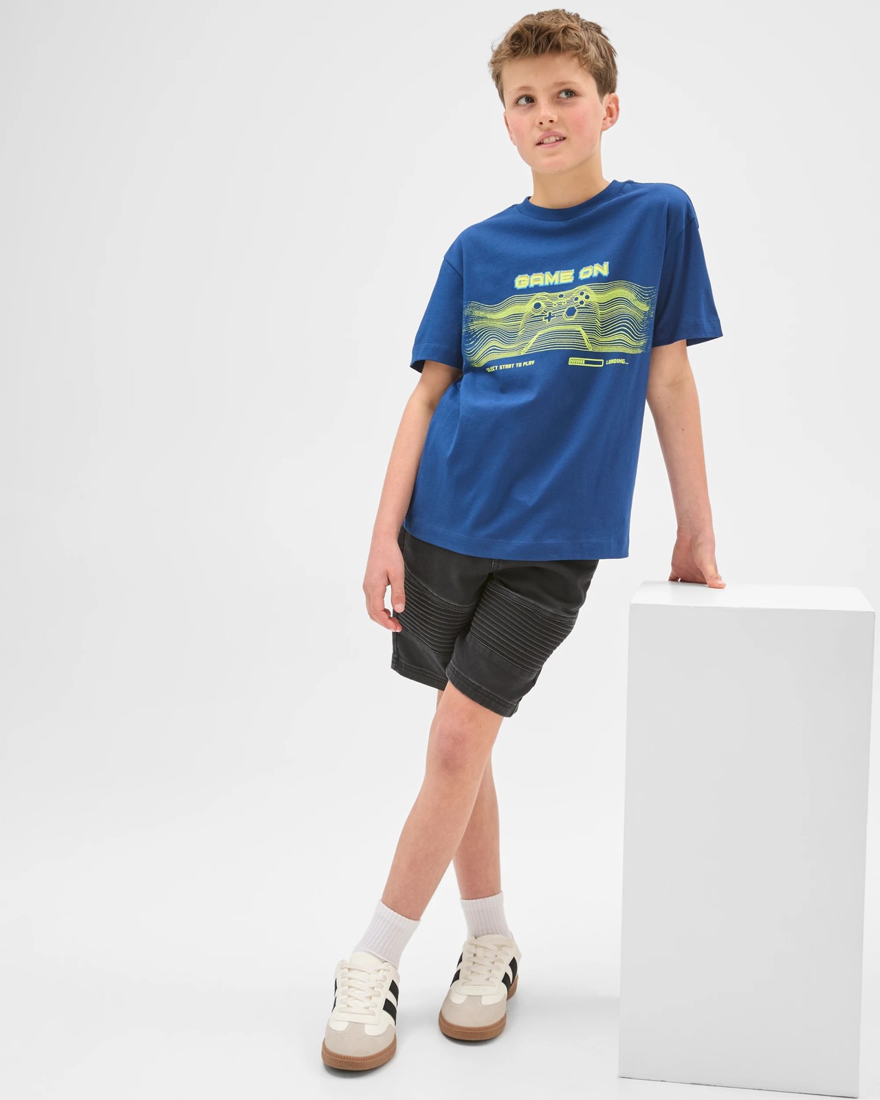 Australian Cotton Print T-Shirt - Blue 2 of 5