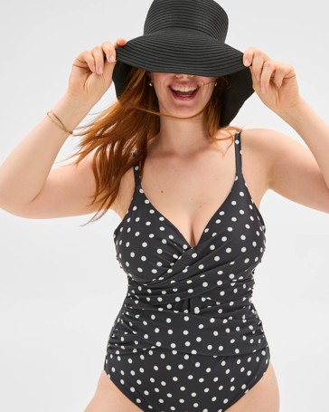 Smooth Wrap One Piece Bathers - Shape Your Body