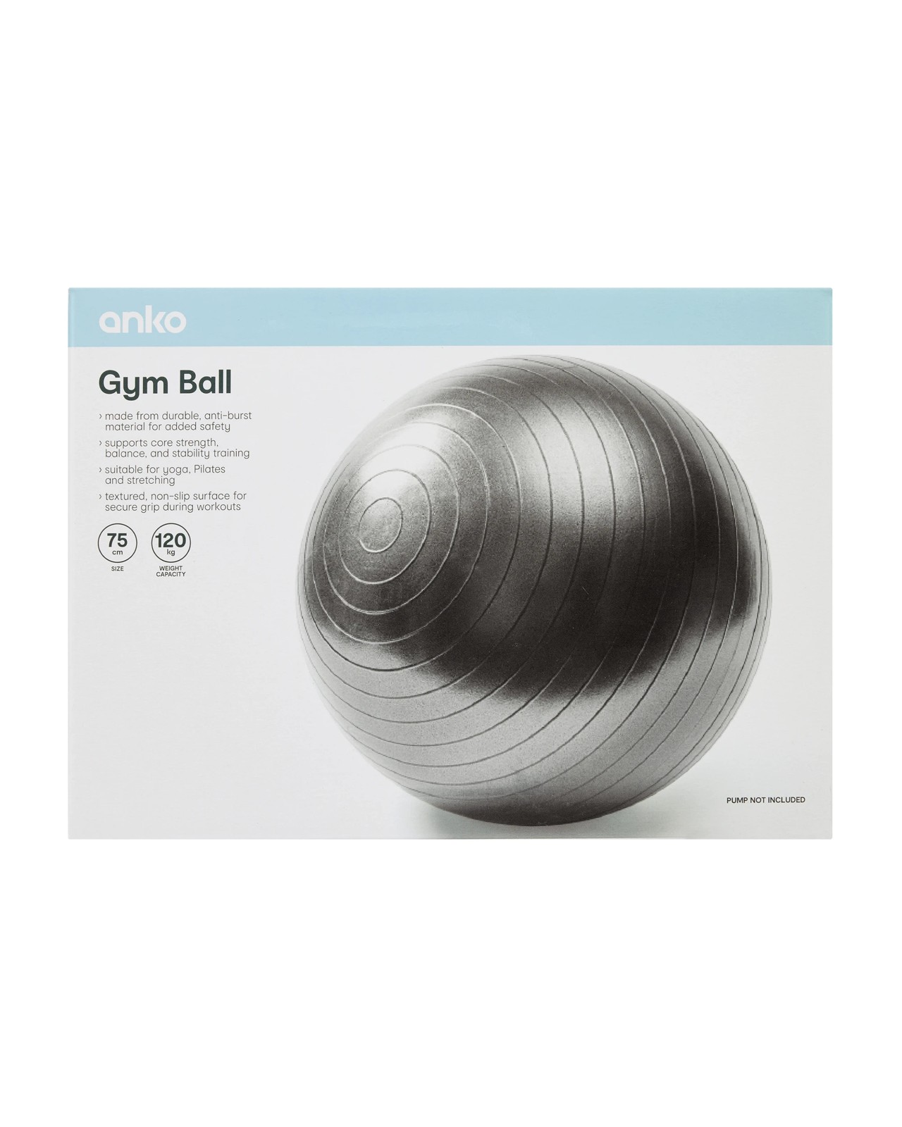 75cm Gym Ball - Anko 4 of 4
