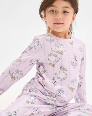 Disney Frozen Gift Pack Younger Girls Hacci Knit Pyjama Set