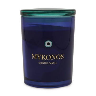 Mykonos Glass Candle - Anko