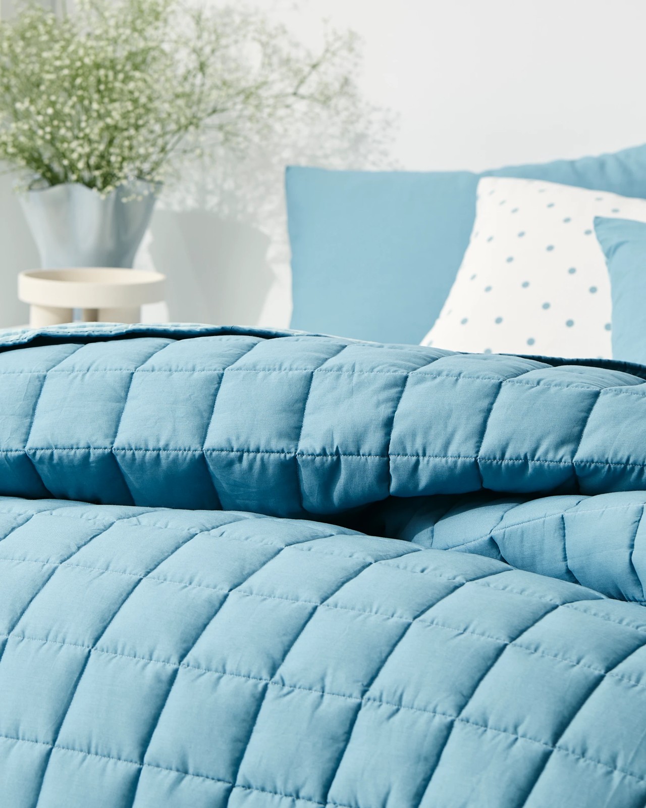 Hudson Gingham Cotton Coverlet 5 of 6