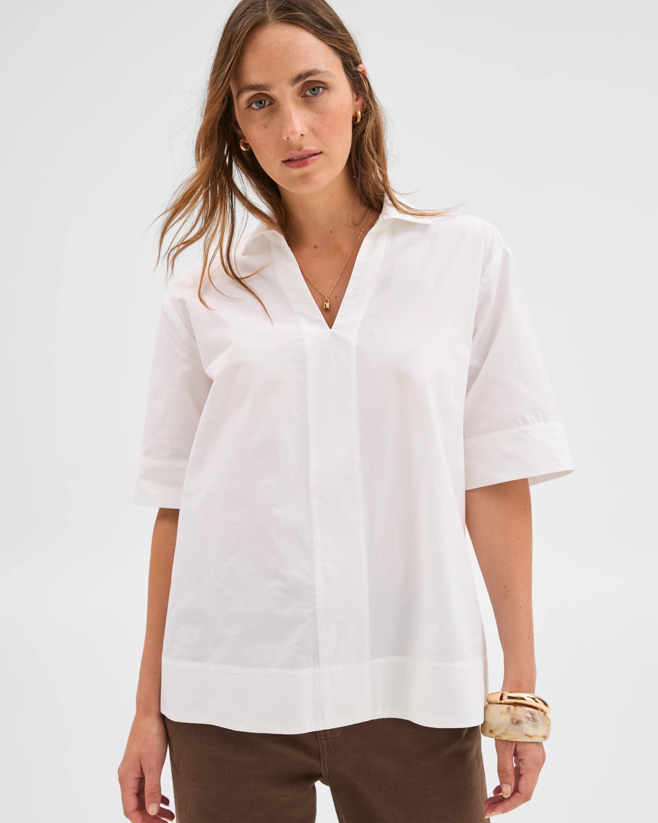 Australian Cotton Short Sleeve Popover Tunic 4 of 6